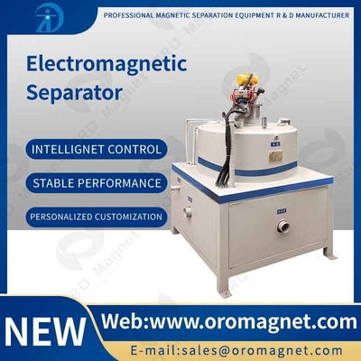 Magnet Elektro Basah Pemisah Magnetik Peralatan Daya Tinggi untuk Bubur Keramik / Kaolin / Feldspar