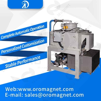 Mesin pemisah magnetik intensitas tinggi basah Untuk mesin penggilingan Penghapusan bijih mentah dan besi