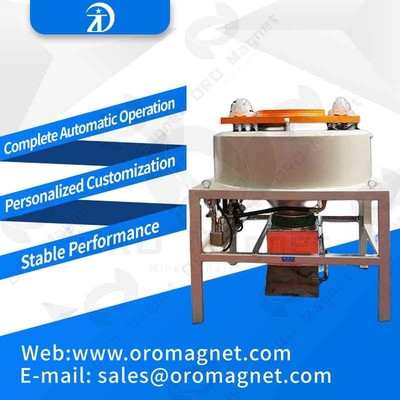 Mesin pemisah magnetik bahan non-logam / penghematan energi pemisahan magnetik untuk pengolahan mineral tenaga kering