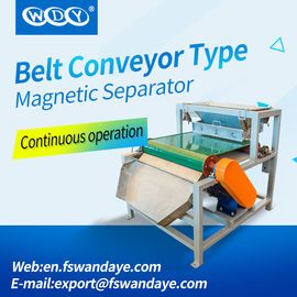 4 - 10T 3 Layer Magnetic Roll Separator, Peralatan Pemisahan Logam 1.5KW Kuarsa pasir Feldspar