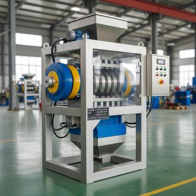 Peralatan Pemisahan Magnetik Kapasitas 1-10 Ton Per Jam Dengan Ukuran 1200mm X 800mm X 1500mm dan Tingkat Isolasi E untuk Pemisahan Industri