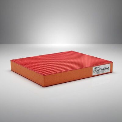 Karet pingpong Tibhar Evolution MX-P berukuran 1200mm X 800mm X 1500mm dirancang untuk putaran dan kontrol yang ditingkatkan, frekuensi getaran 70rmin