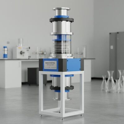 Separator Magnetik dengan Intensitas Medan Magnetik Tinggi dengan Penginstalan Sederhana dan Arah Medan Magnetik Vertikal untuk Pemisahan