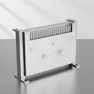 Pemisah magnetik tipe piring pemasangan sederhana yang dirancang dengan intensitas medan magnet yang tinggi untuk memastikan pemisahan magnetik