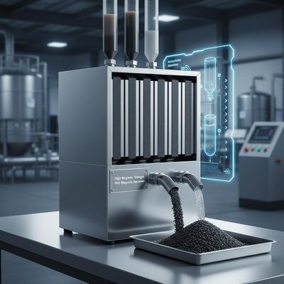 Kekuatan Magnetik Tinggi Piring Lembab Pemisah Magnetik Ideal untuk pemisahan mineral dan aplikasi pemulihan dalam pengolahan industri