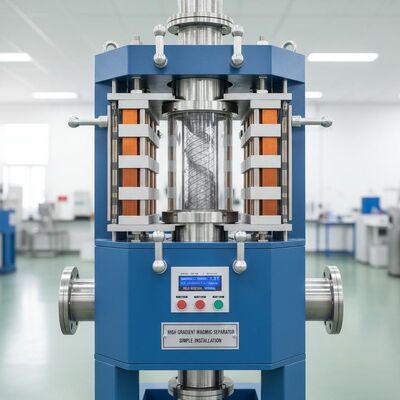 Pemisah Magnetik Gradien Tinggi Arah Medan Magnet Vertikal Menampilkan Pemasangan Sederhana dan Kekuatan Magnet Tinggi untuk Pemisahan
