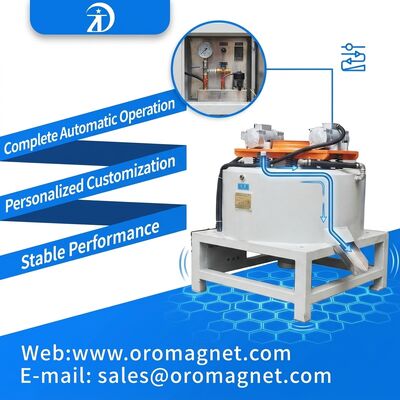 Intensitas Magnetik Latar Belakang 10000-15000 Gauss Perangkat Pemisahan Magnetik Dengan Teknologi Beredar untuk Pemisahan Partikel