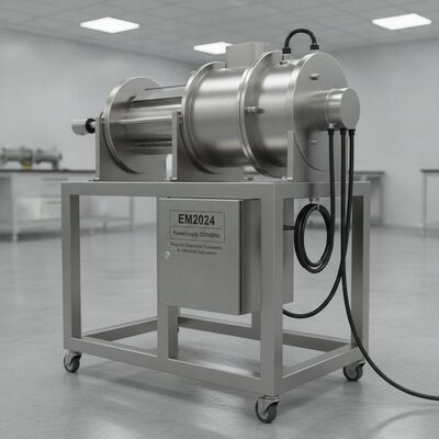 Pemisah elektromagnetik baja tahan karat EM2024 Pasokan listrik 220V50Hz Peralatan pemisahan magnetik untuk aplikasi industri