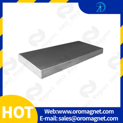 12000 Gauss medan magnet tinggi Papan magnet baja tahan karat untuk pemisahan serpihan besi