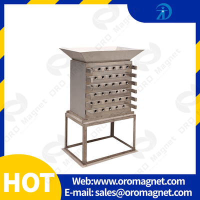 6 Layer Low Intensity Magnetic Separator 33 Piece 32mm For Food Industry