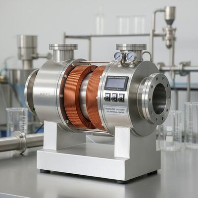 Pemisah Partikel Magnetik Ukuran Umpan 20-325 Mesh Menampilkan Bahan Kumparan Tembaga Tahan Lama untuk Pemisahan Magnetik