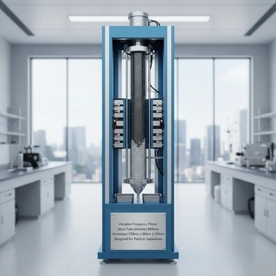 Vibration Frequency 70rmin Magnetic Separation Equipment Glass Tube Diameter Φ50mm Dimension 1200mm X 800mm X 1500mm Designed for Particle Separation