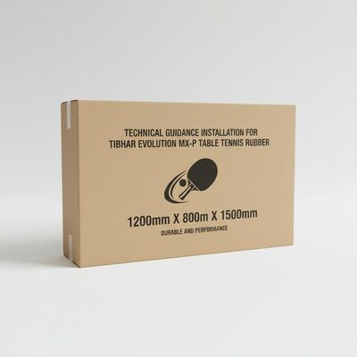 Pemasangan Panduan Teknis untuk Tibhar Evolution MX P Tenis Meja Karet 1200mm X 800mm X 1500mm awet dan Berkinerja