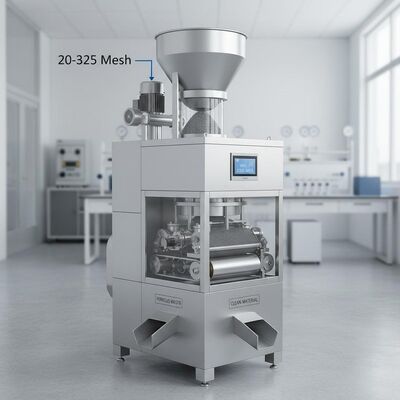 50 60Hz Magnetic Separation Device Handling Feeding Size 20-325 Mesh Magnetic Separator untuk pembersihan bahan industri