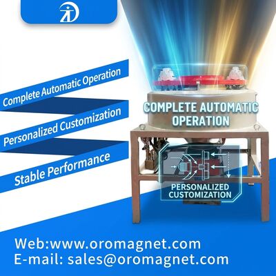 Mesin Pemisah Magnetik 50 60Hz Dengan Bahan Koil Tembaga dan Kapasitas 5 10T H Dibangun untuk Pemisahan Bahan Magnetik