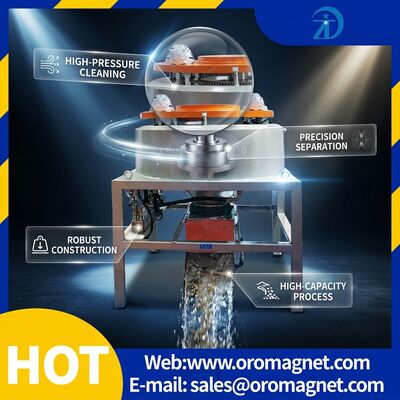 Perangkat pemisah magnetik dengan kinerja stabil yang dirancang untuk pabrik pengolahan batubara