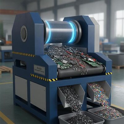 EM-2024 Pemisah elektromagnetik Pemisahan bahan magnetik Pertambangan Daur ulang Aplikasi yang berfokus pada pembagian bahan