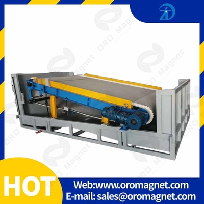 Jenis lempeng Peralatan pemisahan magnetik permanen Untuk pasir besi Kuarsa / bubuk Hematit Limonit, pengolahan kromit