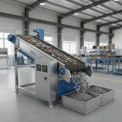 Pemisahan Logam Ferrous dari Bahan Non-logam Pemisah Elektromagnetik dengan Kekuatan Medan Magnet 0,5 hingga 1,5 Tesla untuk Penyortiran