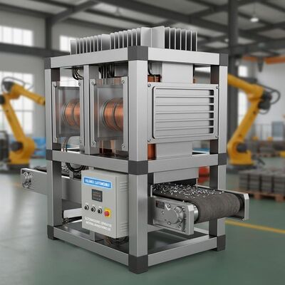 Separator elektromagnetik baja yang dirancang dengan tegangan khusus untuk memberikan pemisahan magnetik dalam operasi manufaktur