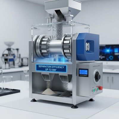 Efisiensi Pemisahan Hingga 99 Persen Pemisah Magnetik Kering Menampilkan Intensitas Medan Magnet Kuat Untuk Kinerja