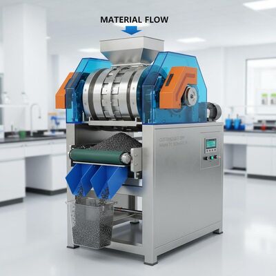 Pemisah Magnetik Kering yang Dapat Disesuaikan Dilengkapi dengan Intensitas Medan Magnet Kuat Memastikan Pemisahan Magnetik dan Penanganan Material