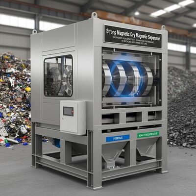 Strong Magnetic Dry Magnetic Separator Dirancang untuk Kinerja Pemisahan yang Konsisten di Sektor Daur Ulang dan Pertambangan