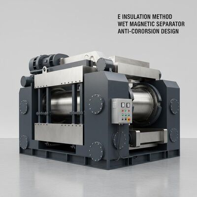 Metode Isolasi E Pemisah Magnetik Basah Menampilkan Baja Tahan Karat Atau Baja Karbon Dengan Lapisan Anti Korosi Dirancang Untuk Pemisahan