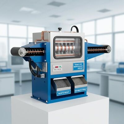Kapasitas Pengolahan Tinggi Pemisah Magnetik Permanen Dengan Ukuran Makan 0,1-3mm Mesin Pemisah Magnetik Bertahan