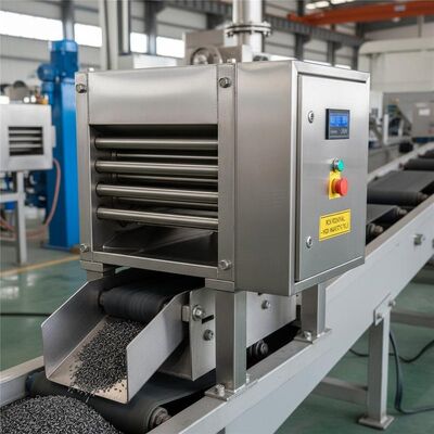 Pembagi magnet permanen baja tahan karat yang beroperasi pada tegangan 380V yang menyediakan penghapusan besi di lingkungan industri