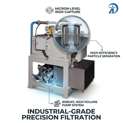 Kekuatan Magnetik Tinggi Pemisah Magnetik Gradien Tinggi Dengan Perawatan Mudah dan Intensitas Medan Magnetik Tinggi Sempurna untuk Industri