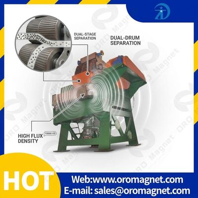 Pemisah Magnetik Tipe Pelat Perawatan Mudah Menawarkan Intensitas Medan Magnet Tinggi untuk Pemisahan Magnetik Industri