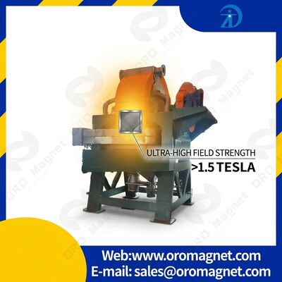 Mesin magnet piring permanen dengan intensitas medan magnet tinggi yang memastikan operasi dan kinerja magnetik