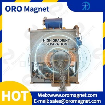Distribusi medan magnet yang seragam Pemisah Magnetik Gradien Tinggi Dengan Instalasi Sederhana dan Intensitas Medan Magnetik Tinggi untuk Pemisahan