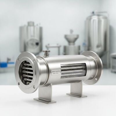 Pemisah Magnetik Permanen Stainless Steel Menampilkan Desain Khusus dan Mode Koneksi Flange untuk Pemisahan Material