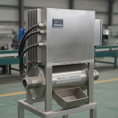 Natural Cooling Auto Iron Unloading Permanent Magnetic Separator Working Voltage 380V Mode Connection Thread Dirancang untuk dan Pemisahan Magnetik